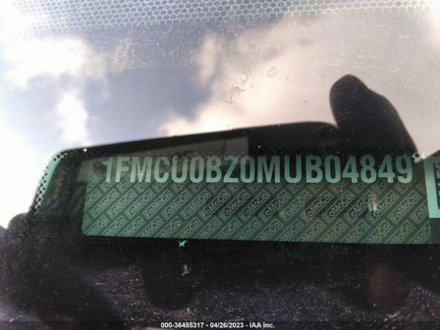 1FMCU0BZ0MUB04849 Ford Escape Se Hybrid