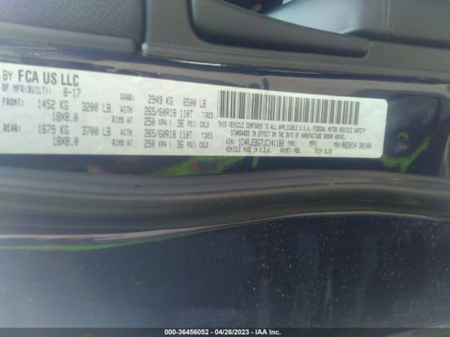 1C4RJEBG7JC141188 Jeep Grand Cherokee Limited