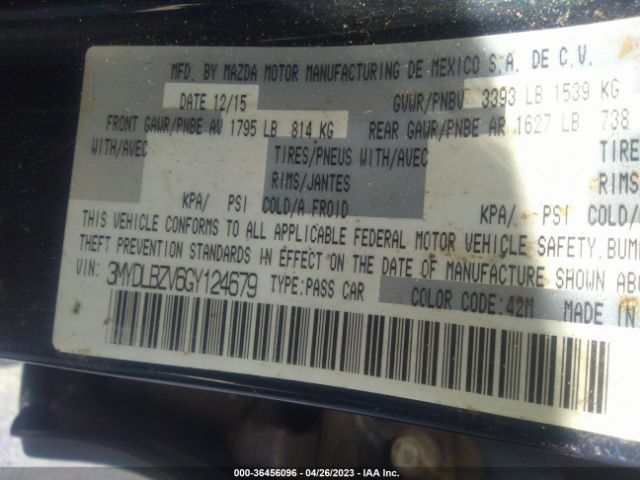 3MYDLBZV6GY124679 Scion IA
