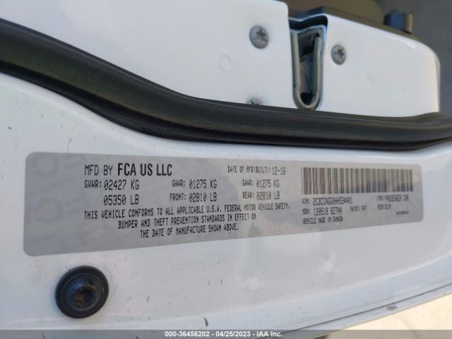 Chrysler 300 300s 2017 2C3CCAGG0HH534401 Image 10