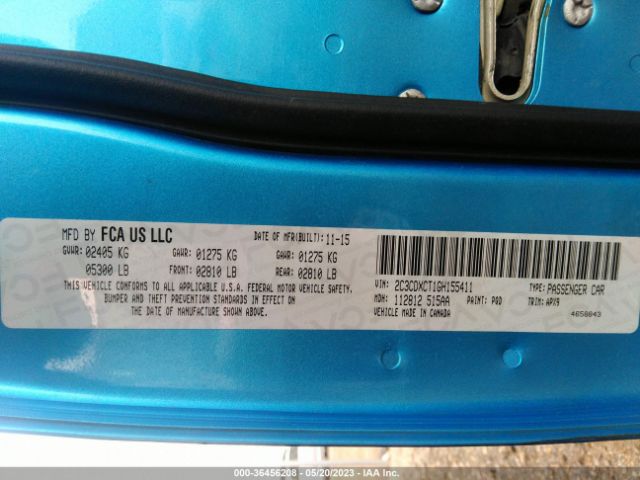 2C3CDXCT1GH155411 Dodge CHARGER R/T