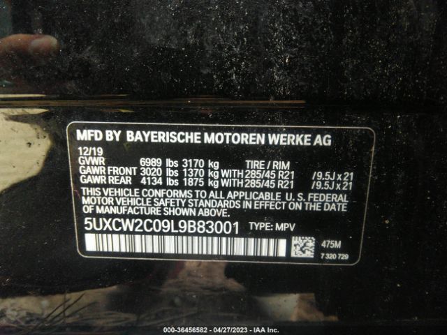 5UXCW2C09L9B83001 BMW X7 Xdrive40i