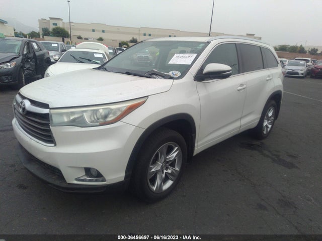 Toyota Highlander Limited 2014 5TDYKRFH1ES018896 Image 2