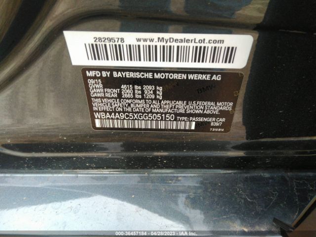 WBA4A9C5XGG505150 BMW 4 Series 428i