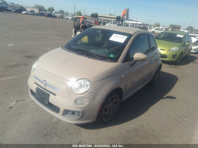 2012 FIAT 500 SPORT VIN: 3C3CFFBR4CT127162