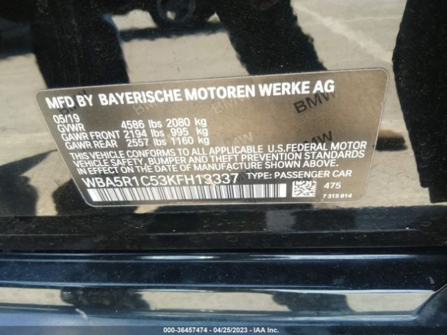 WBA5R1C53KFH13337 BMW 3 Series 330i