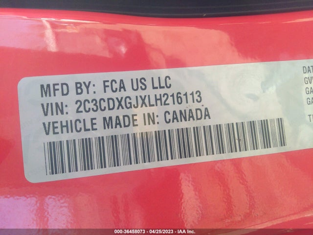 Dodge Charger Scat Pack 2020 2C3CDXGJXLH216113 Image 9