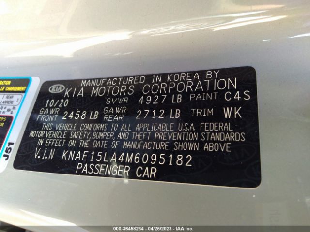 KNAE15LA4M6095182 KIA Stinger Gt-line