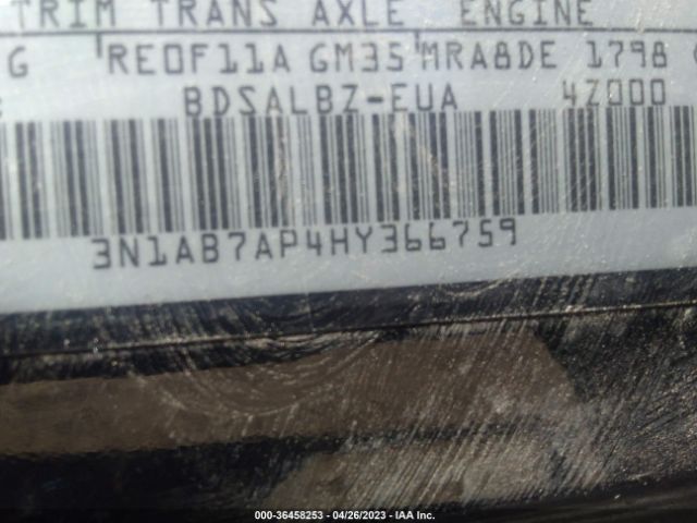 3N1AB7AP4HY366759 Nissan SENTRA S