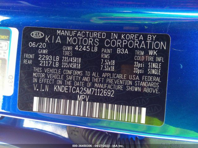 KNDETCA25M7112692 KIA Seltos Sx