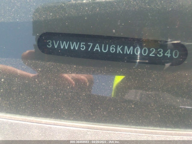 3VWW57AU6KM002340 Volkswagen GOLF S/SE