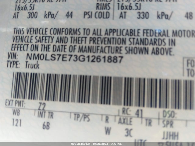 Ford Transit Connect Xl 2016 NM0LS7E73G1261887 Image 10