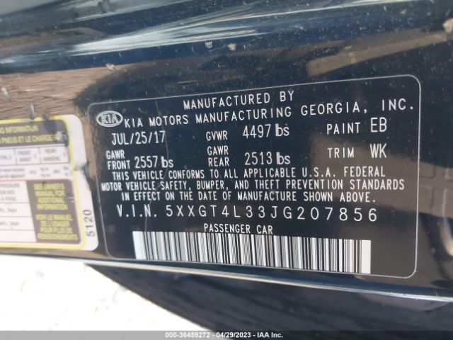 5XXGT4L33JG207856 KIA Optima Lx