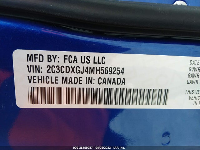 Dodge Charger Scat Pack 2021 2C3CDXGJ4MH569254 Image 9