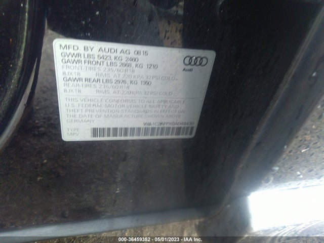 WA1C2AFPXGA048430 Audi Q5 PREMIUM