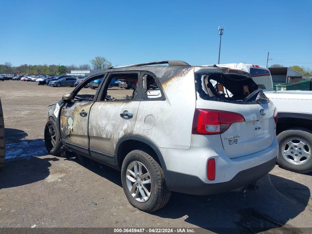 KIA SORENTO LX 2015 5XYKTDA64FG616748 Image 3