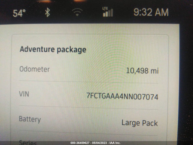 2022 Rivian R1T, VIN: 7FCTGAAA4NN007074