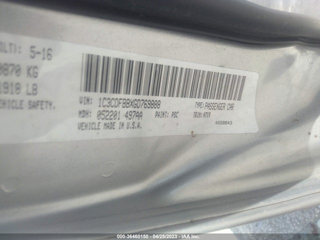 Dodge DART SXT 2016 1C3CDFBBXGD769888 Image 9