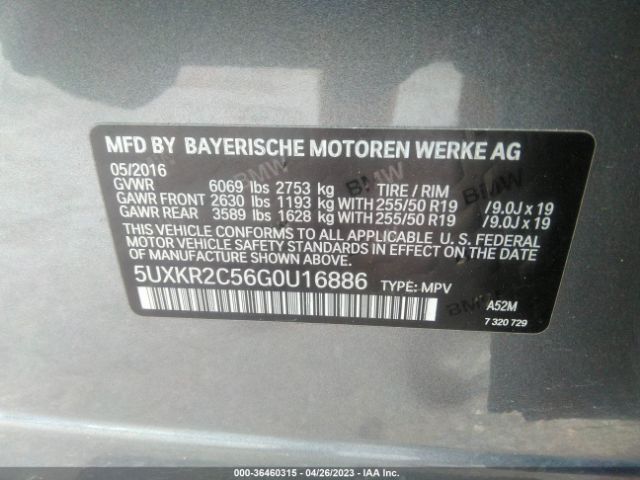 5UXKR2C56G0U16886 BMW X5 Sdrive35i