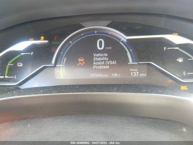 2019 HONDA CLARITY PLUG-IN HYBRID TOURING VIN: JHMZC5F39KC003413