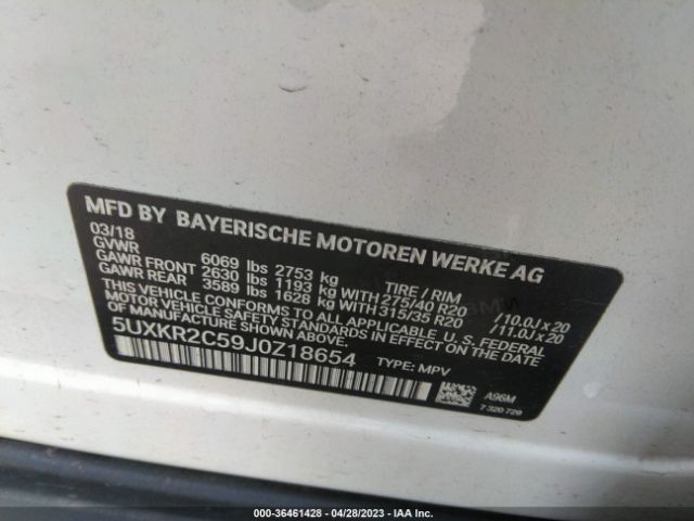 5UXKR2C59J0Z18654 BMW X5 Sdrive35i