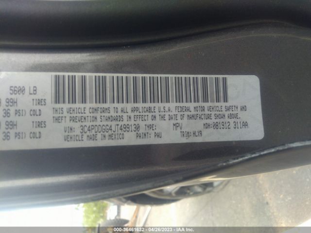3C4PDDGG4JT499130 Dodge Journey Crossroad