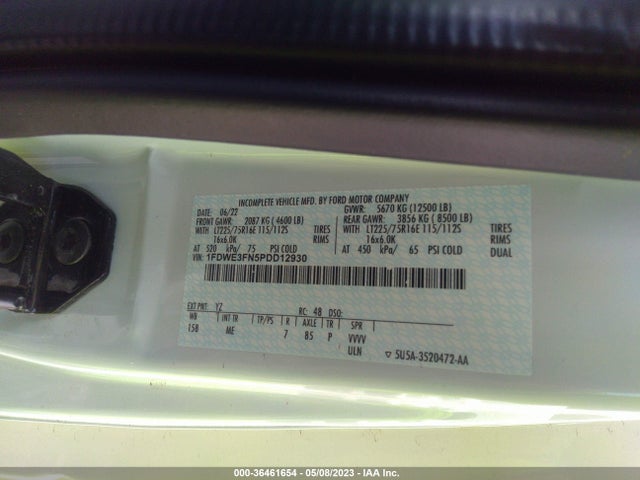 2023 Ford E-Series, VIN: 1FDWE3FN5PDD12930