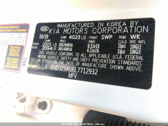 KNDJ23AU6L7712932 KIA SOUL S