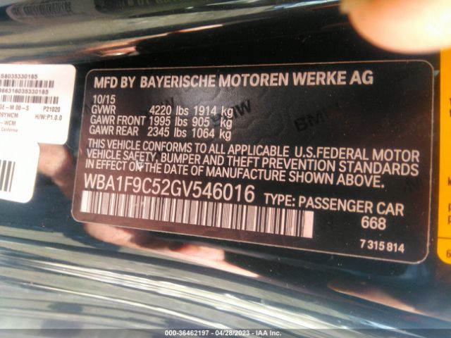 WBA1F9C52GV546016 BMW 2 Series 228i