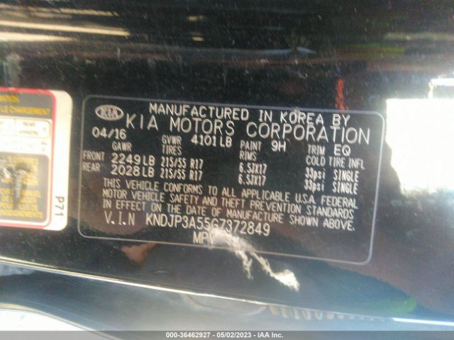 KNDJP3A55G7372849 KIA SOUL +