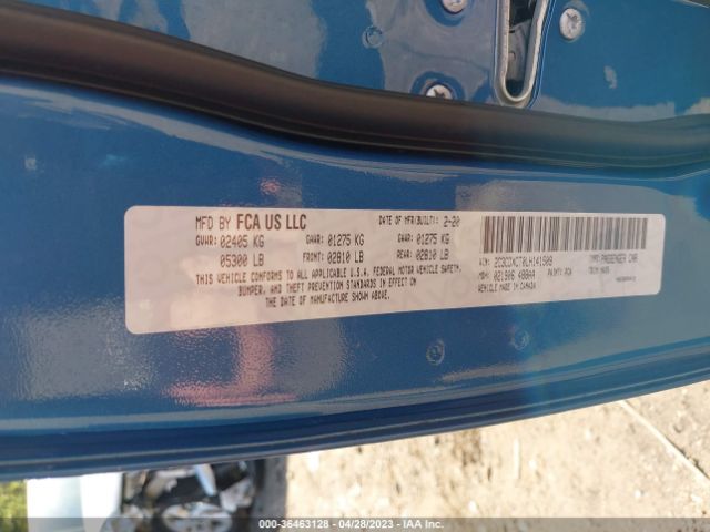 2C3CDXCT0LH141509 Dodge Charger R/t Rwd