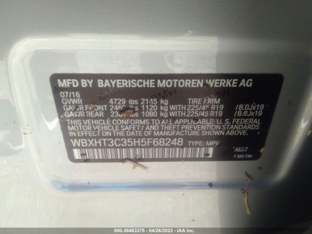 WBXHT3C35H5F68248 BMW X1 Xdrive28i
