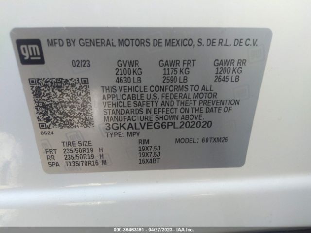 3GKALVEG6PL202020 GMC Terrain Slt