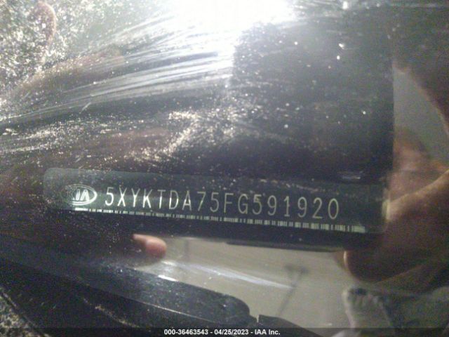 5XYKTDA75FG591920 KIA SORENTO LX