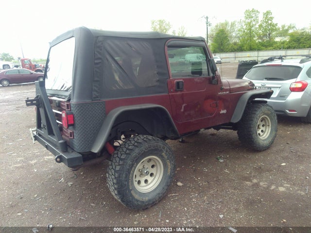 2001 JEEP WRANGLER SE VIN: 1J4FA29P11P355071