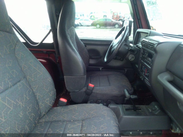 2001 JEEP WRANGLER SE VIN: 1J4FA29P11P355071