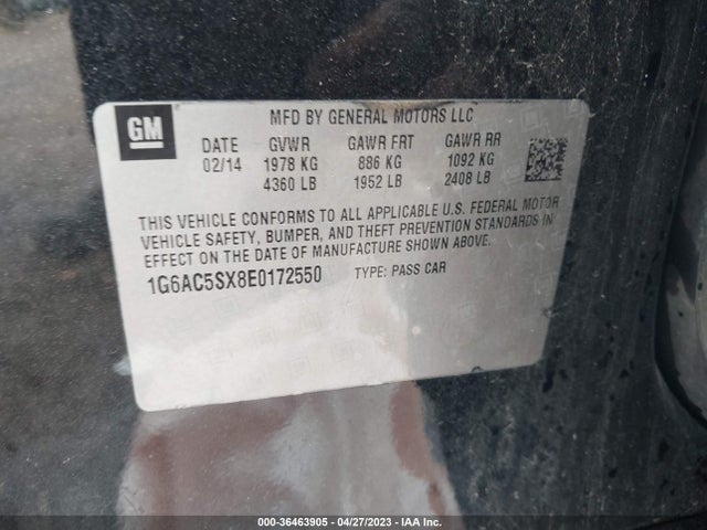 Cadillac Ats Performance Rwd 2014 1G6AC5SX8E0172550 Image 9