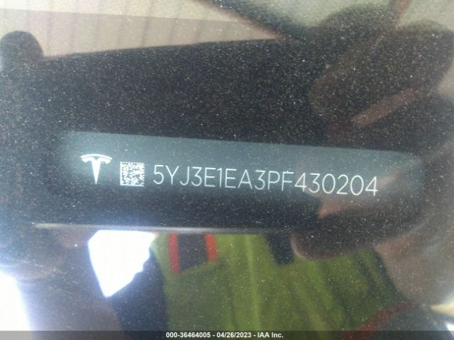 5YJ3E1EA3PF430204 Tesla MODEL 3