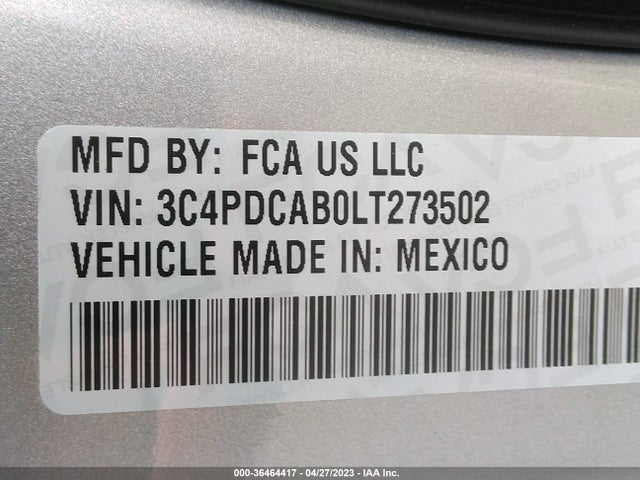 Dodge Journey Se Value 2020 3C4PDCAB0LT273502 Image 9