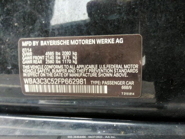 WBA3C3C52FP662981 BMW 3 Series 320i Xdrive