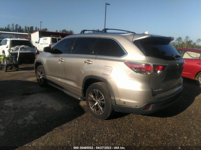 2016 TOYOTA HIGHLANDER XLE VIN: 5TDKKRFH2GS505842