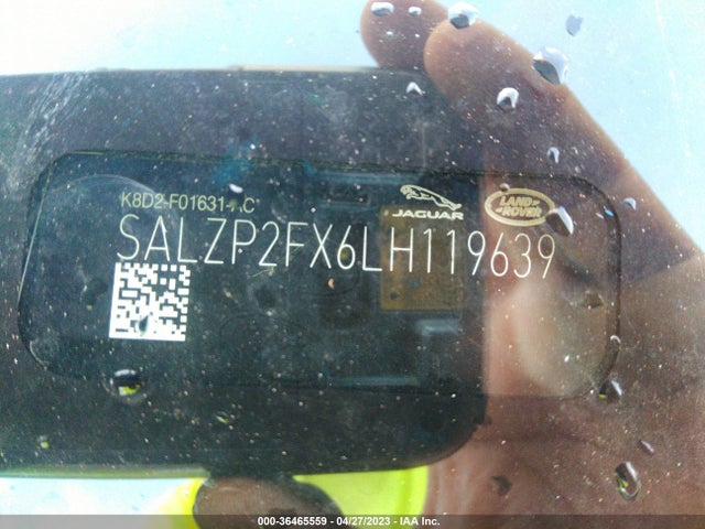 2020 Land Rover Range Rover Evoque, VIN: SALZP2FX6LH119639