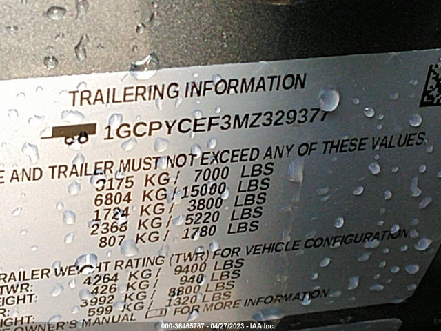 Chevrolet Silverado 1500 Custom Trail Boss 2021 1GCPYCEF3MZ329377 Image 9