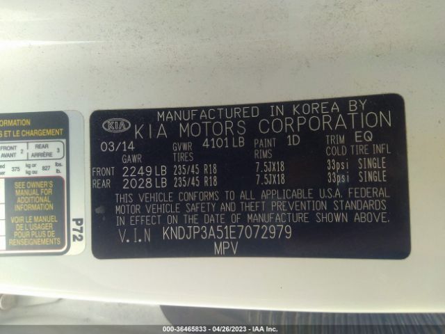 KNDJP3A51E7072979 KIA SOUL +