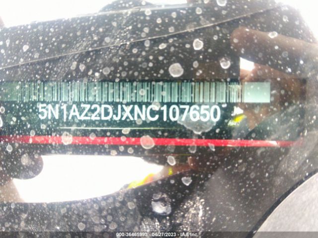 5N1AZ2DJXNC107650 Nissan Murano Platinum