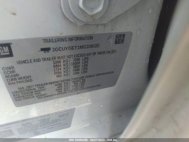 Chevrolet Silverado 1500 Ltz 2021 3GCUYGET1MG306020 Image 9