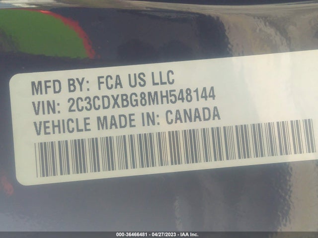 Dodge Charger Sxt 2021 2C3CDXBG8MH548144 Image 9