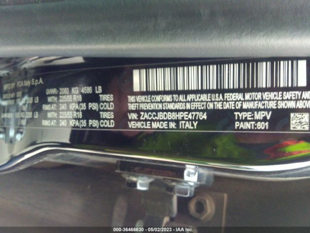 ZACCJBDB8HPE47764 Jeep Renegade Limited