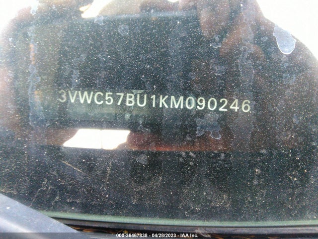 3VWC57BU1KM090246 Volkswagen Jetta S/se/r-line