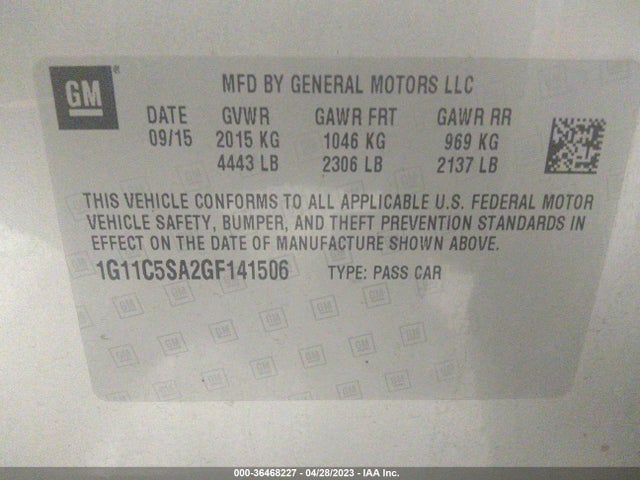 Chevrolet Malibu Limited Lt 2016 1G11C5SA2GF141506 Image 10